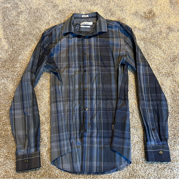 Calvin Klein - Plaid Dress Shirt - Picture 1 of 2